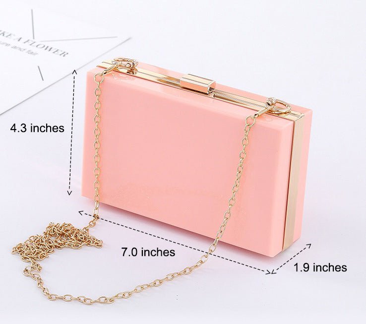 Summer Beach Acrylic Party Clutch Bag