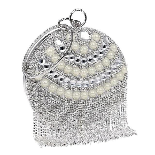 Tassel Evening Bags Diamond Beaded Wedding Clutches