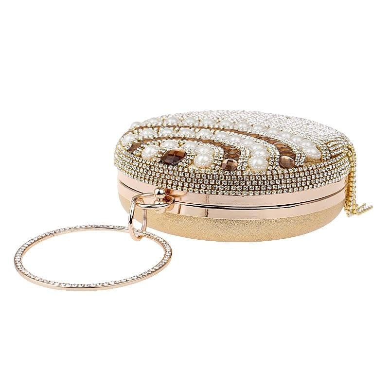 Tassel Evening Bags Diamond Beaded Wedding Clutches
