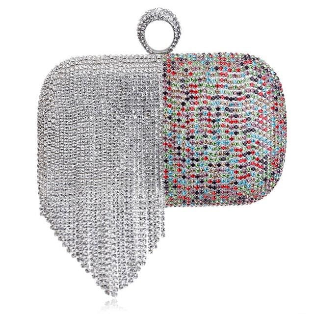 Tassel Evening Clutches Crystal Party Handbags