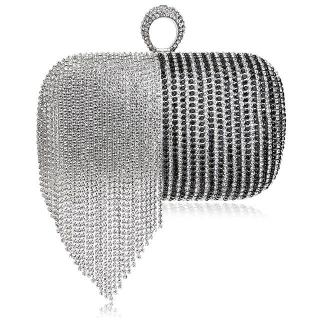 Tassel Evening Clutches Crystal Party Handbags