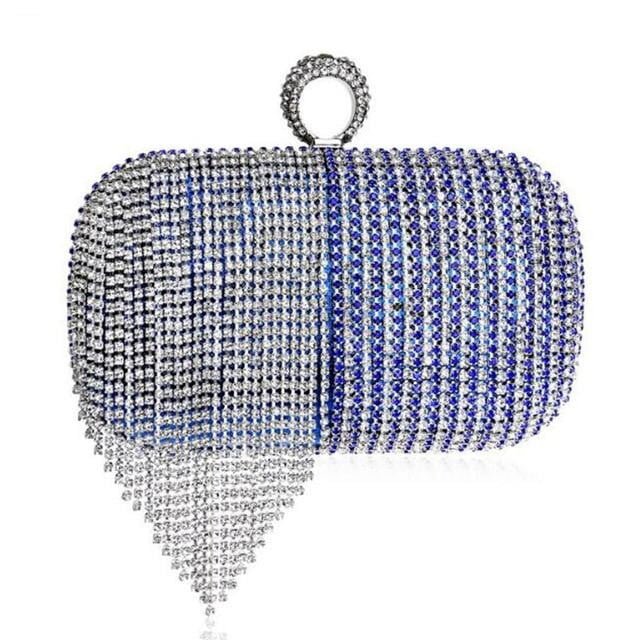 Tassel Evening Clutches Crystal Party Handbags