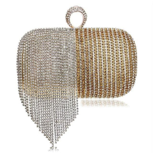 Tassel Evening Clutches Crystal Party Handbags