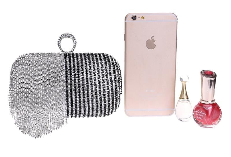Tassel Evening Clutches Crystal Party Handbags