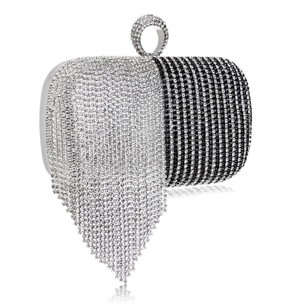 Tassel Evening Clutches Crystal Party Handbags