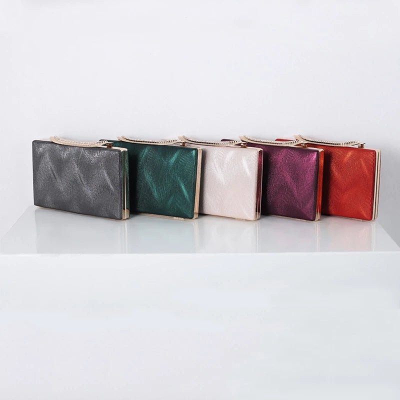 Vintage Women Evening Clutch Wedding Party Chain Shoulder Bag