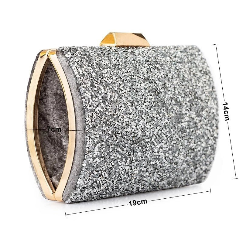 Wedding Clutch Purse Sequin Evening Bag Party Handbag