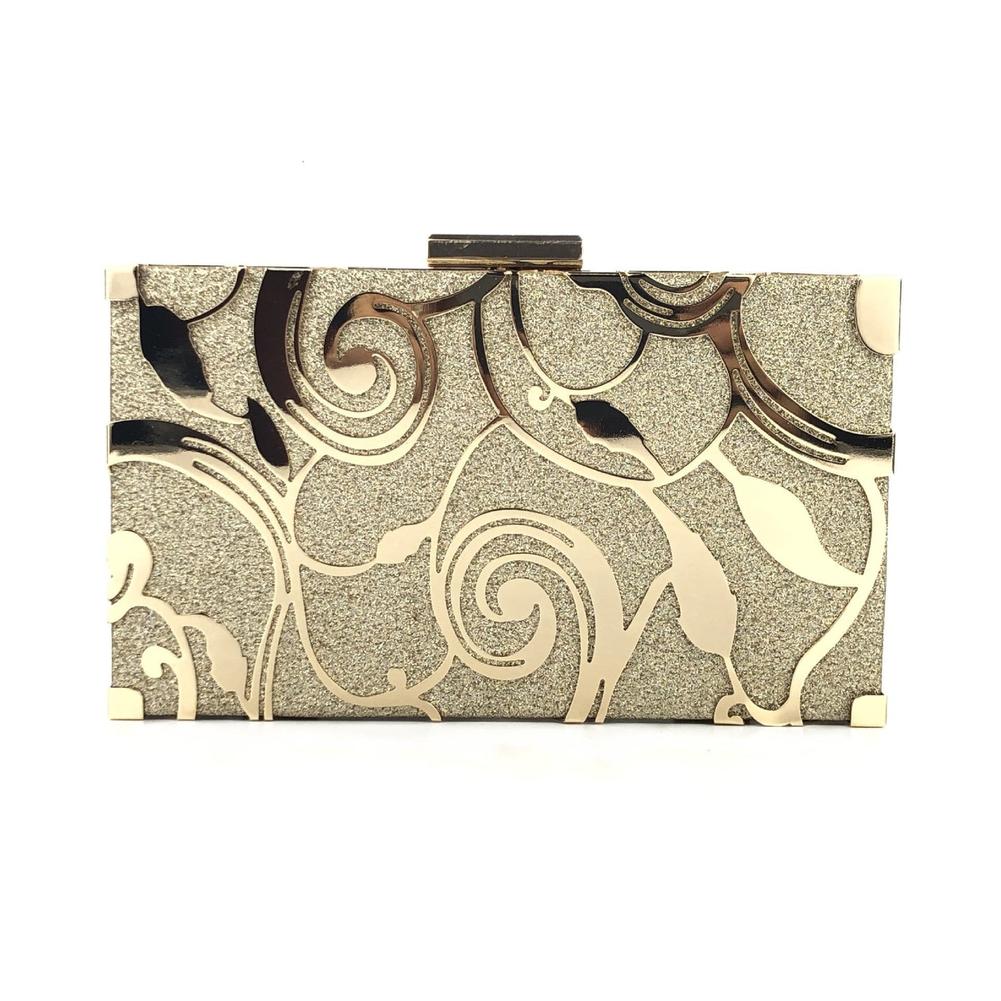 Wedding Party Shoulder Bags Metal Hollow Minaudiere Clutch