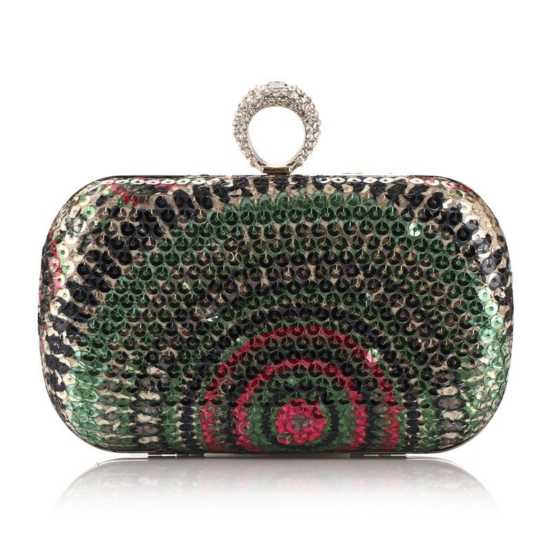 Wedding Women Clutch Purses Sequins Evening Party Shoulder Bag