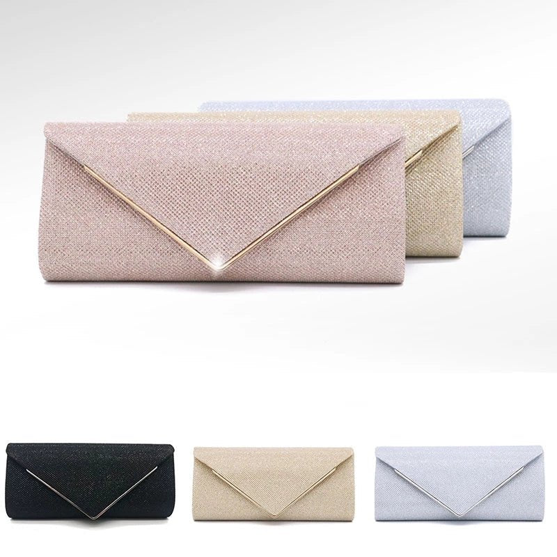 Women Bag Envelope Clutch Luxury Shiny Wedding Clutches Handbags