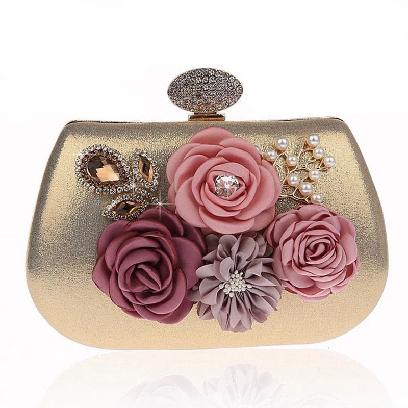 Women Clutch Bag Flower Clutches Evening Bag For Wedding