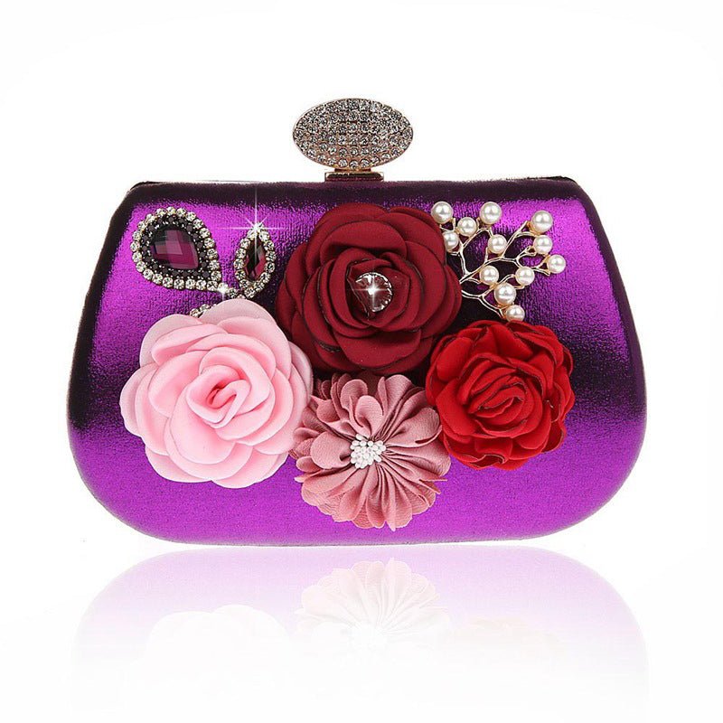 Women Clutch Bag Flower Clutches Evening Bag For Wedding