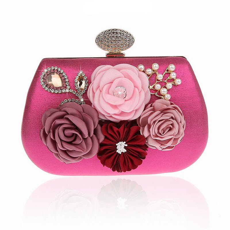 Women Clutch Bag Flower Clutches Evening Bag For Wedding