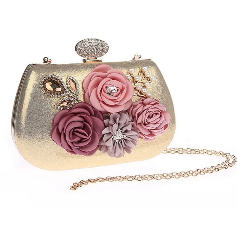Women Clutch Bag Flower Clutches Evening Bag For Wedding