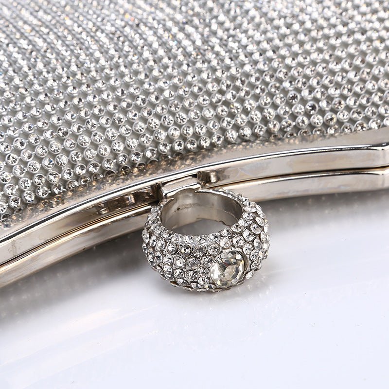 Women Evening Clutch Bag Wedding Shiny Handbags