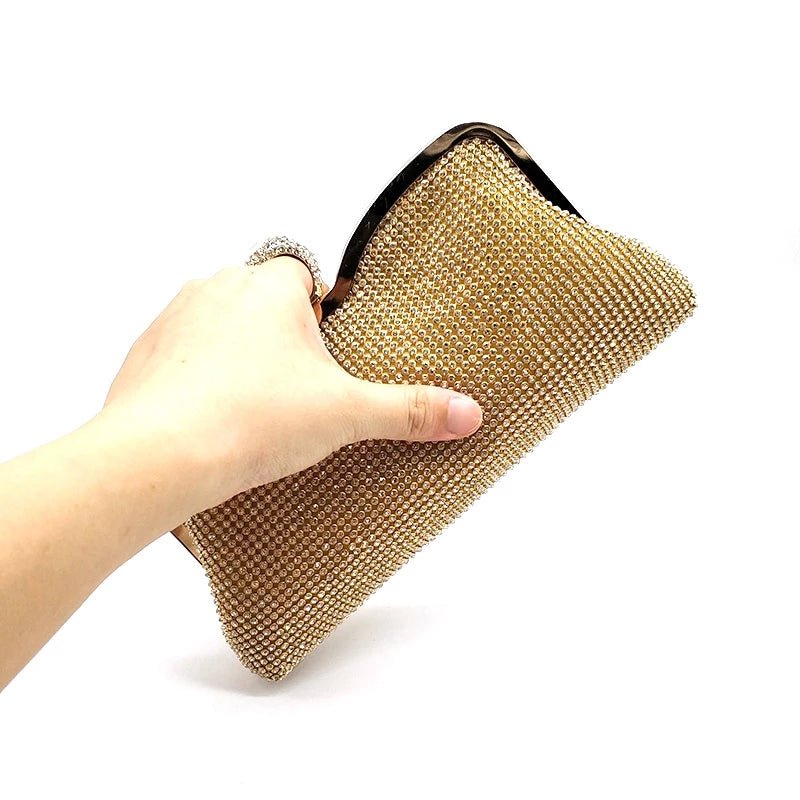 Women Evening Clutch Bag Wedding Shiny Handbags