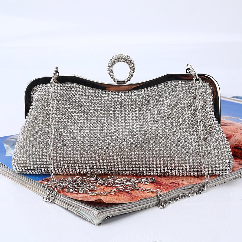 Women Evening Clutch Bag Wedding Shiny Handbags