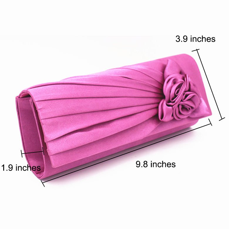 Women Flower Long Evening Bag for Weddings