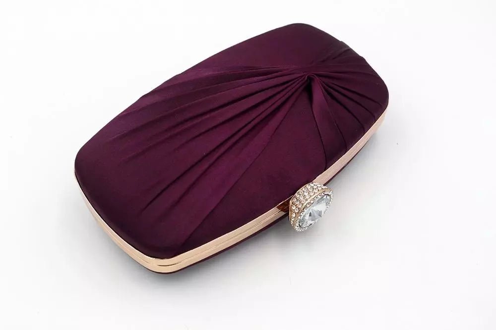 Women Silk Wrinkled Evening Bags
