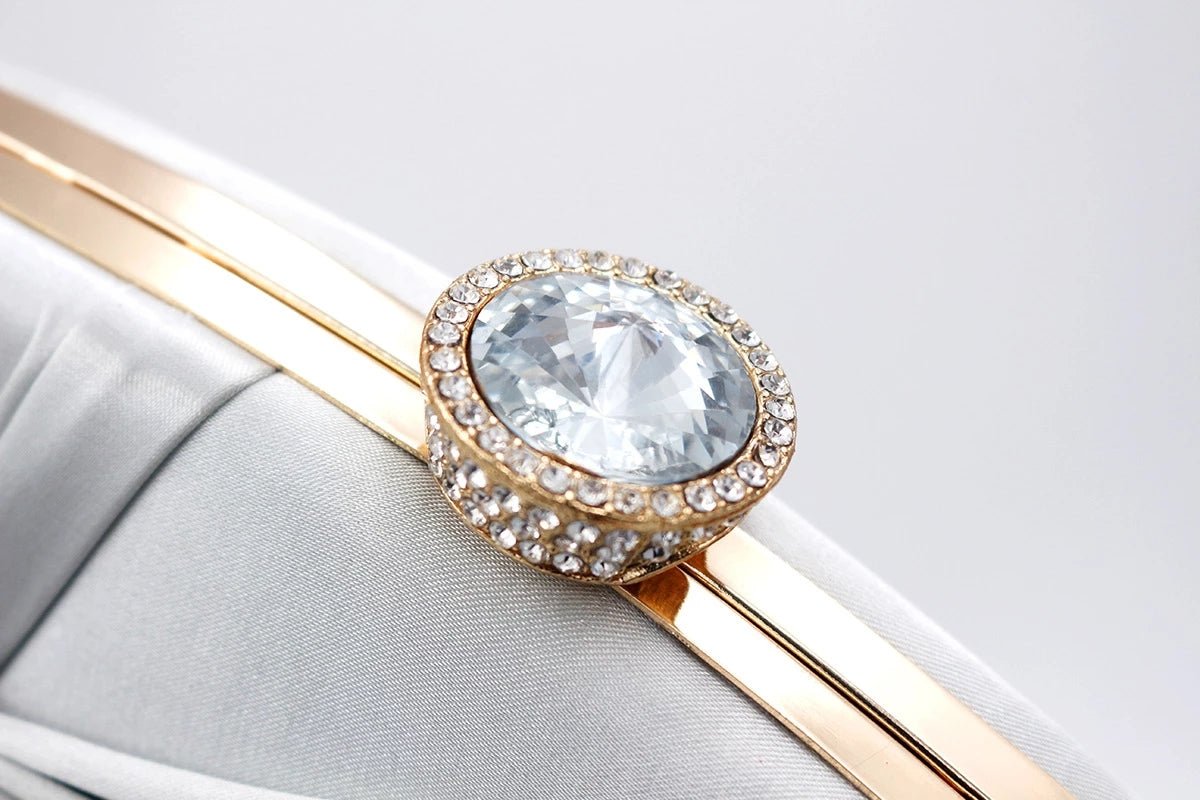 Women Silk Wrinkled Evening Bags