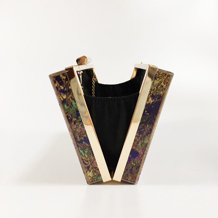Women's Acrylic Evening Box Purses Ladies Party Hands Bags