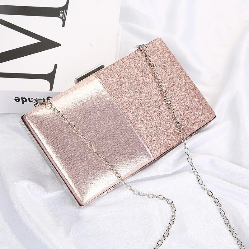 Women's Evening Clutch Leather Wedding Party Bag