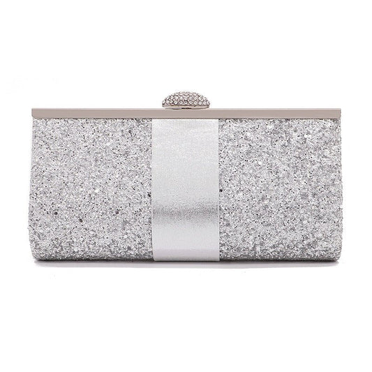 Women's Wedding Clutch Purse and Handbag Sequin Diamond Evening Bag
