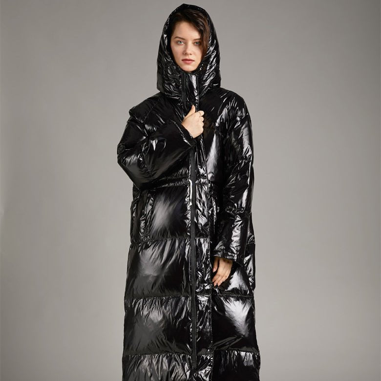 Womens Long Puffer Coat Down Jacket