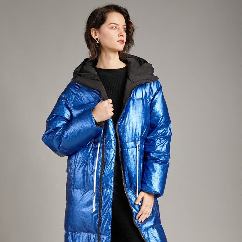 Womens Long Puffer Coat Down Jacket