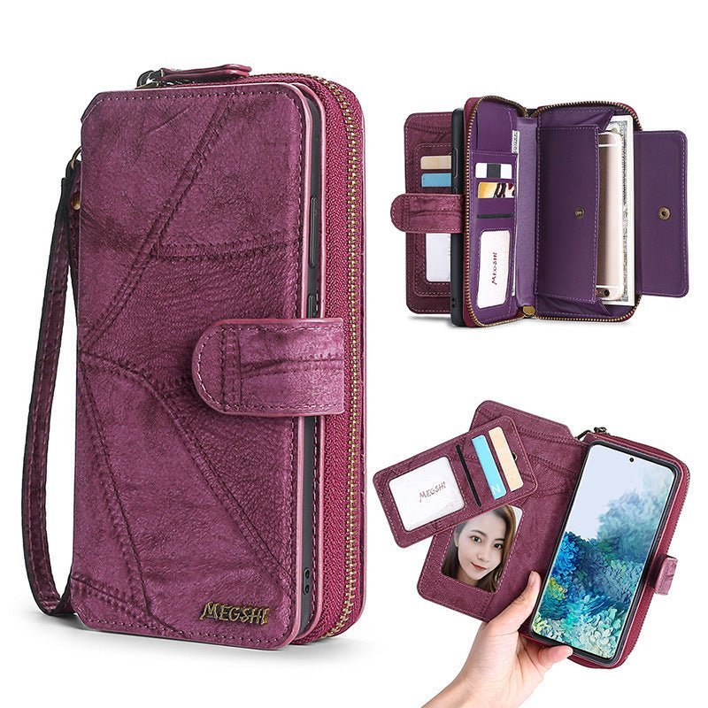 iPhone 11 Case Wallet PU Leather Multifunction Handbag Phone Case