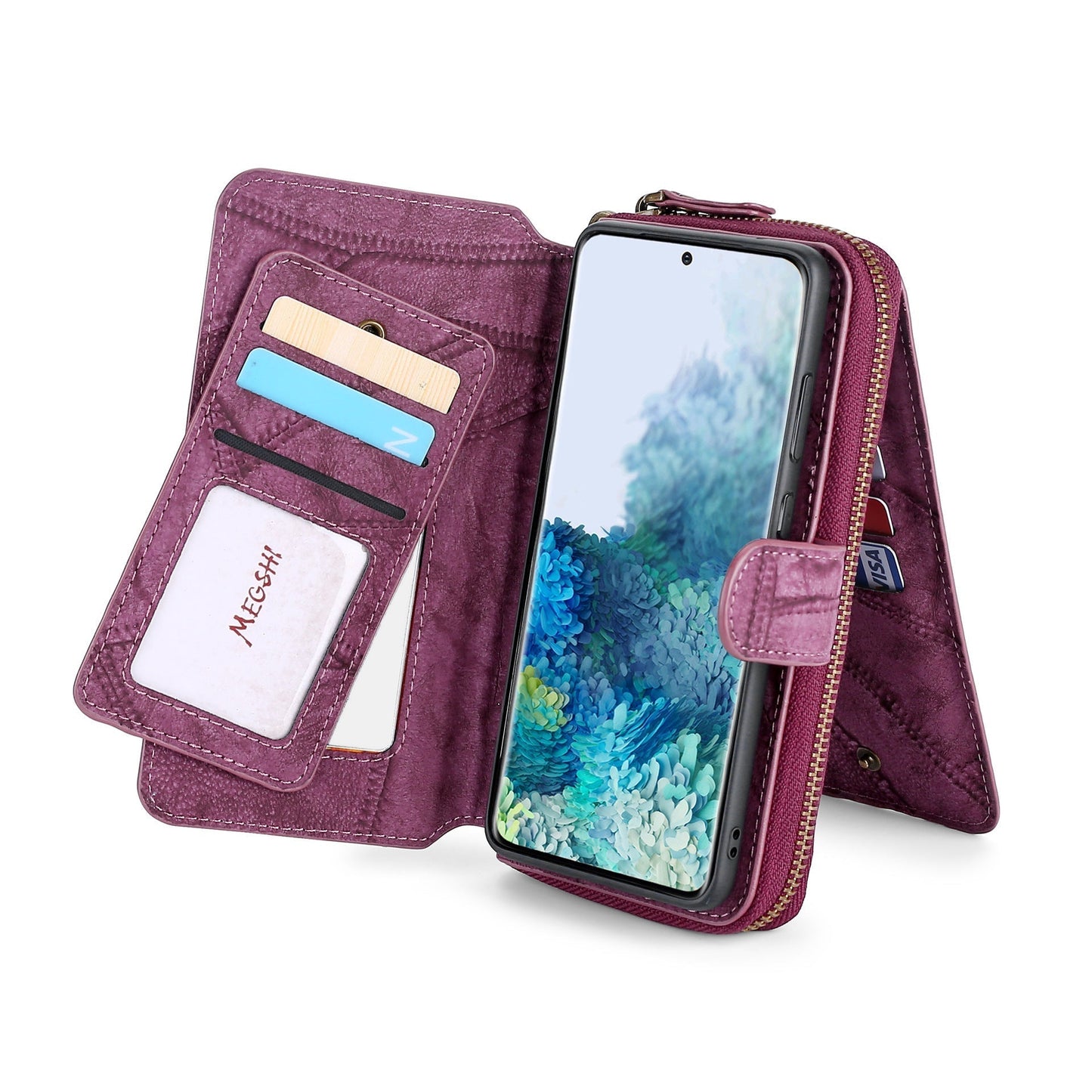 iPhone 11 Case Wallet PU Leather Multifunction Handbag Phone Case