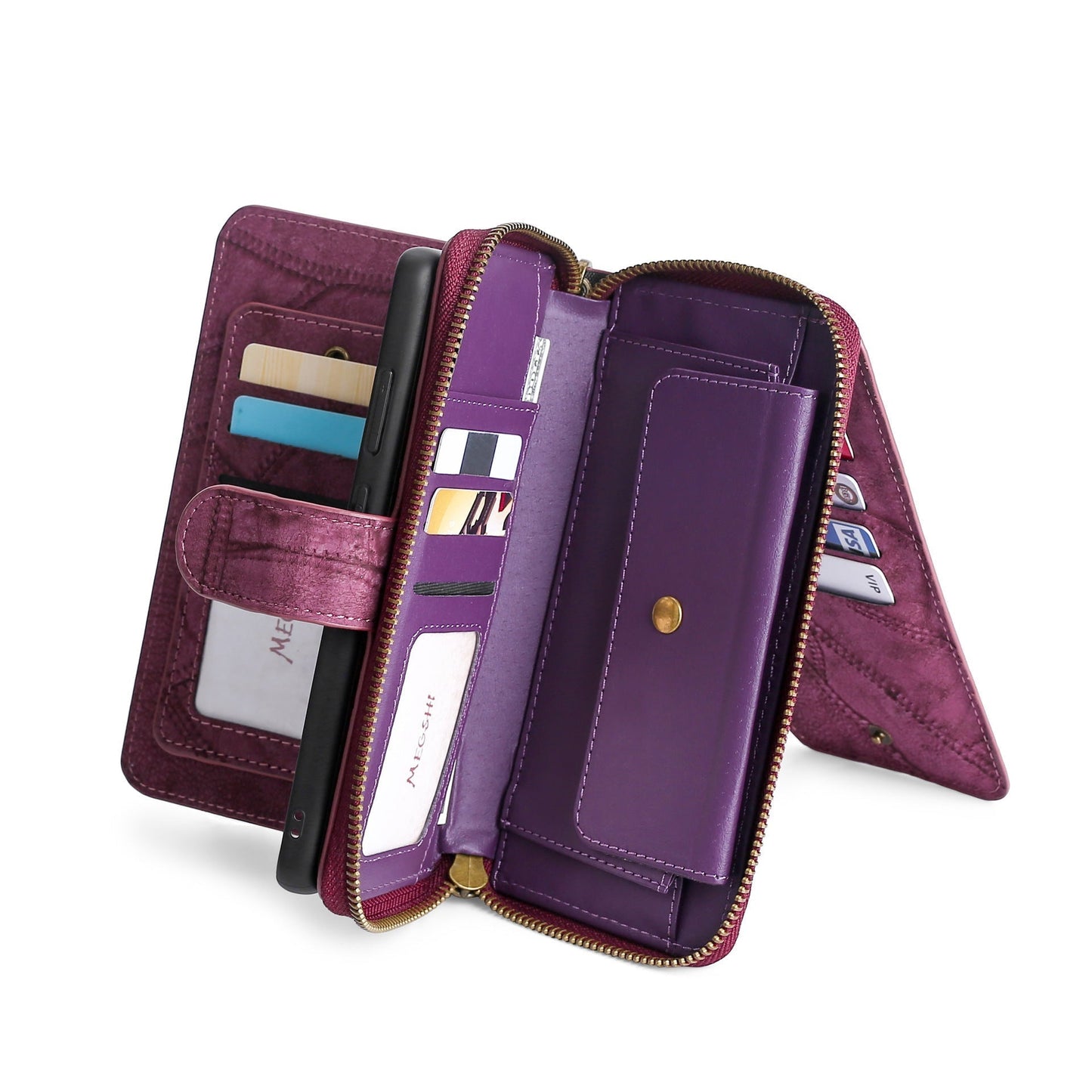 iPhone 11 Case Wallet PU Leather Multifunction Handbag Phone Case