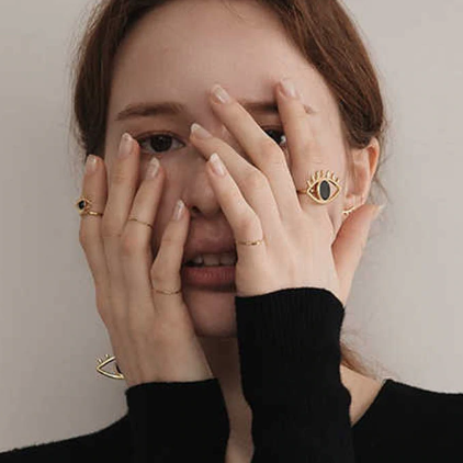 Lydia Big Eye Statement Jewelry