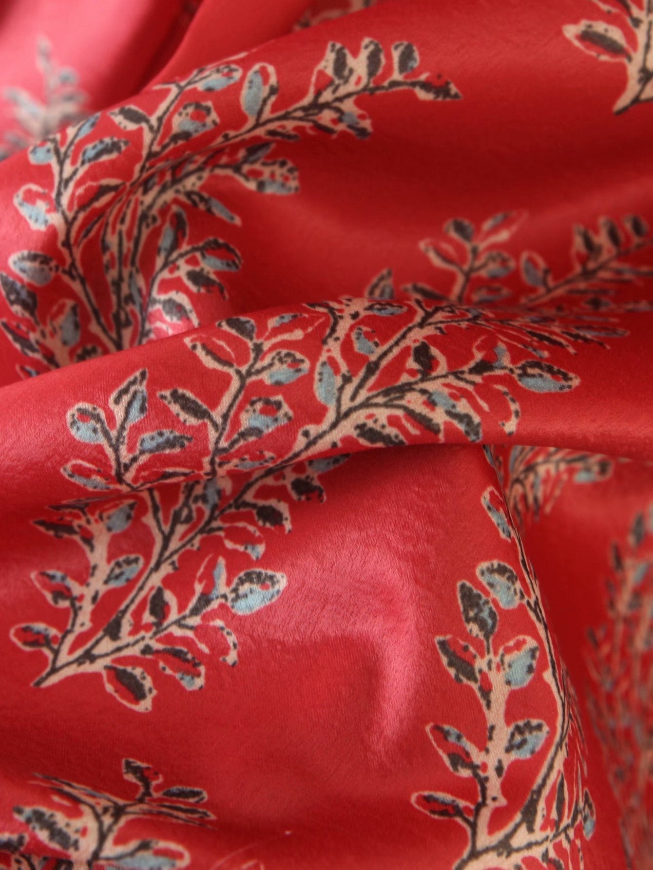 Lynn Floral Kimono Satin Robe Dress