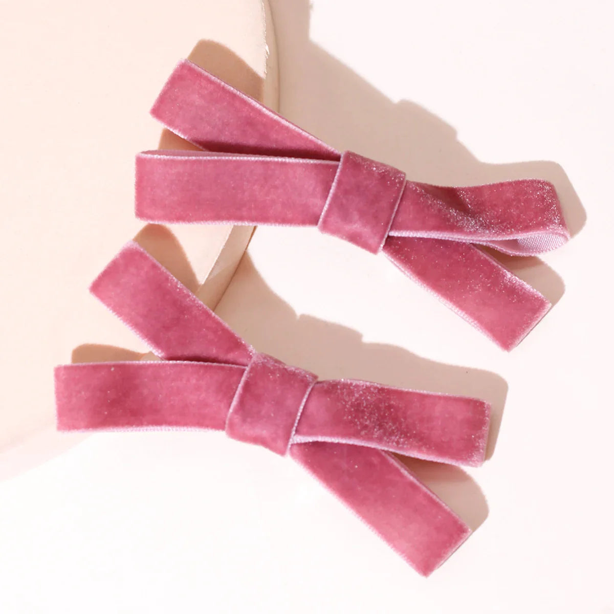 Velvet Black Head Bow Headdress - Christmas Hair Accessory