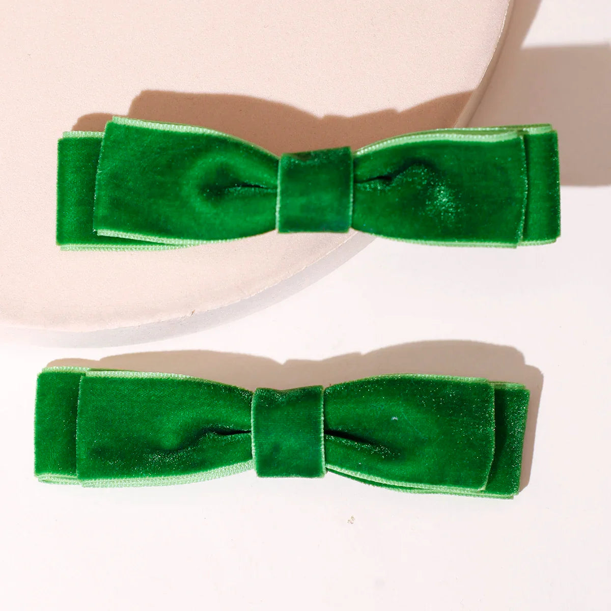 Velvet Black Head Bow Headdress - Christmas Hair Accessory