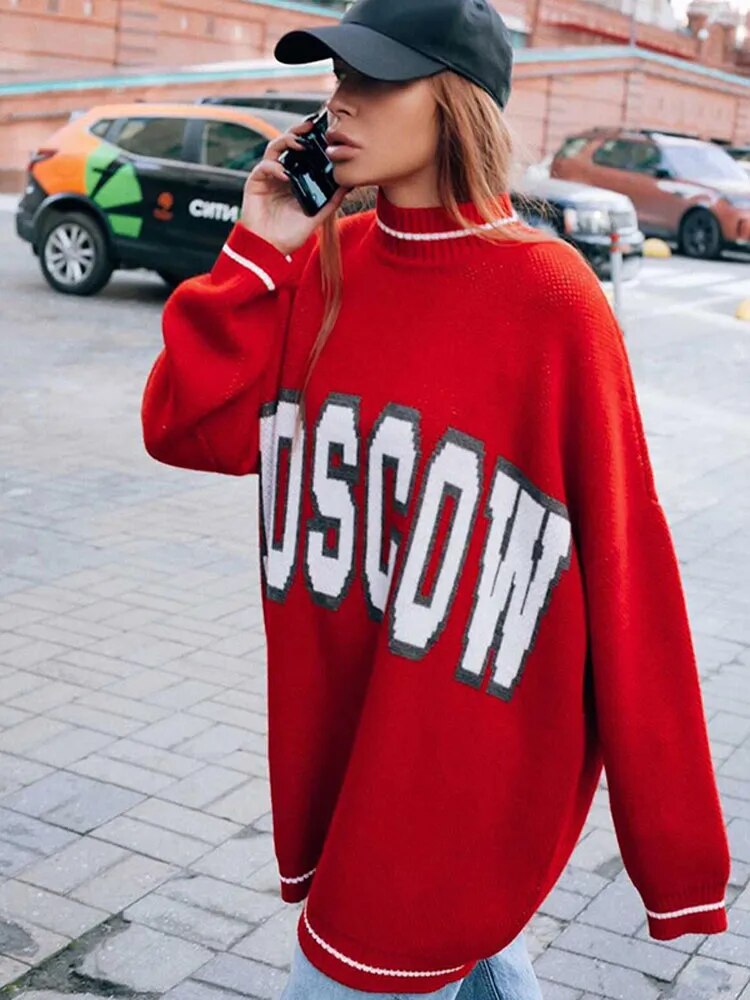 MOSCOW Oversized Knit Sweater