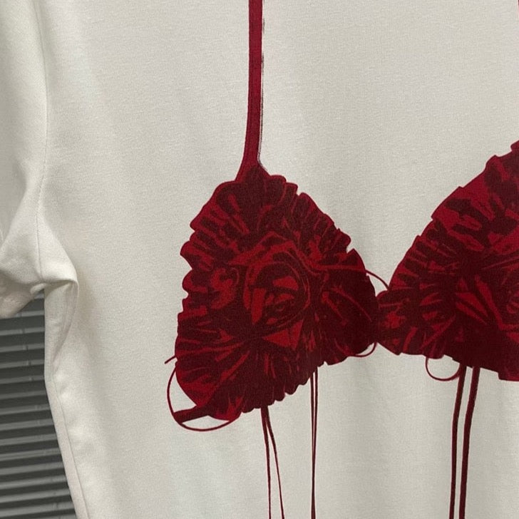 Mabel Rose Bra Prints T-Shirt Dress