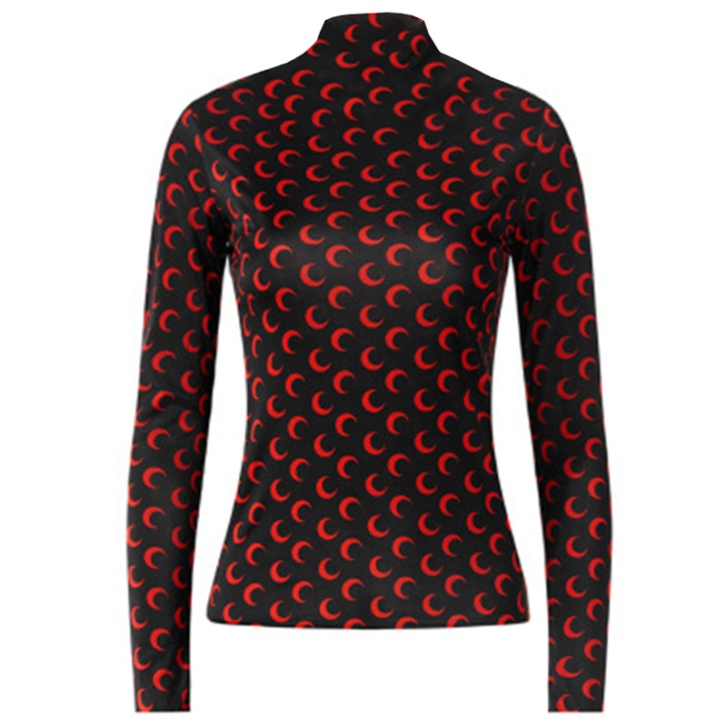 Machella Crescent Moon Prints Tissue Tops