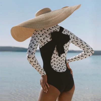 Machella Crescent Moon Prints Tissue Tops