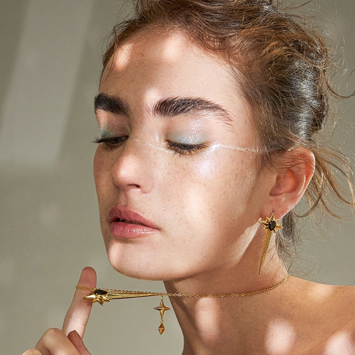 Madelyn Starry Earrings and Necklace