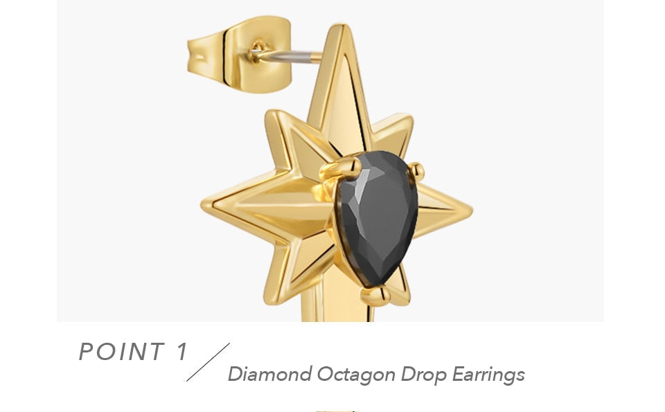 Madelyn Starry Earrings and Necklace