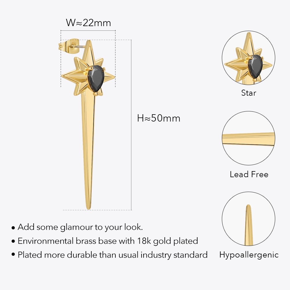 Madelyn Starry Earrings and Necklace