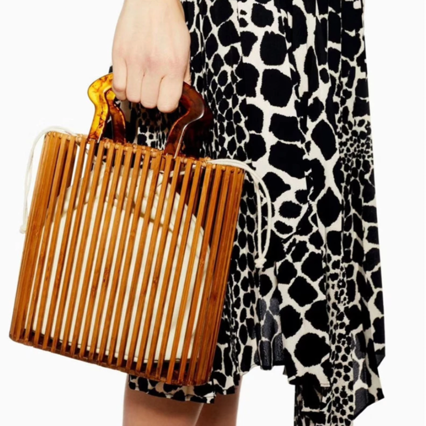 Madison Acrylic Bamboo Tote Bags