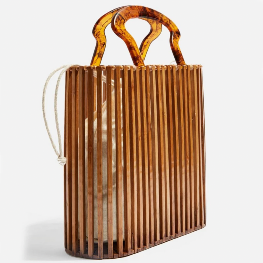 Madison Acrylic Bamboo Tote Bags