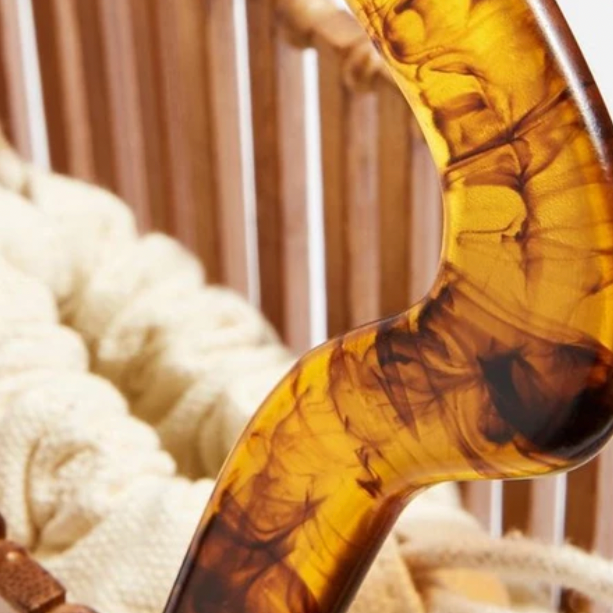 Madison Acrylic Bamboo Tote Bags