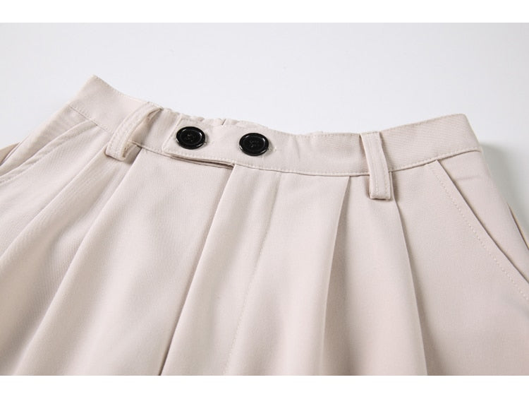 Maige Pleated Wide Leg Pants - 2 Colors