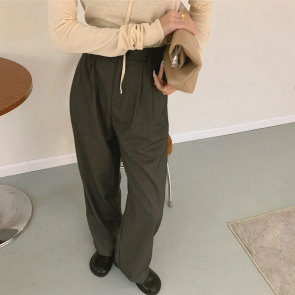 Maige Pleated Wide Leg Pants - 2 Colors