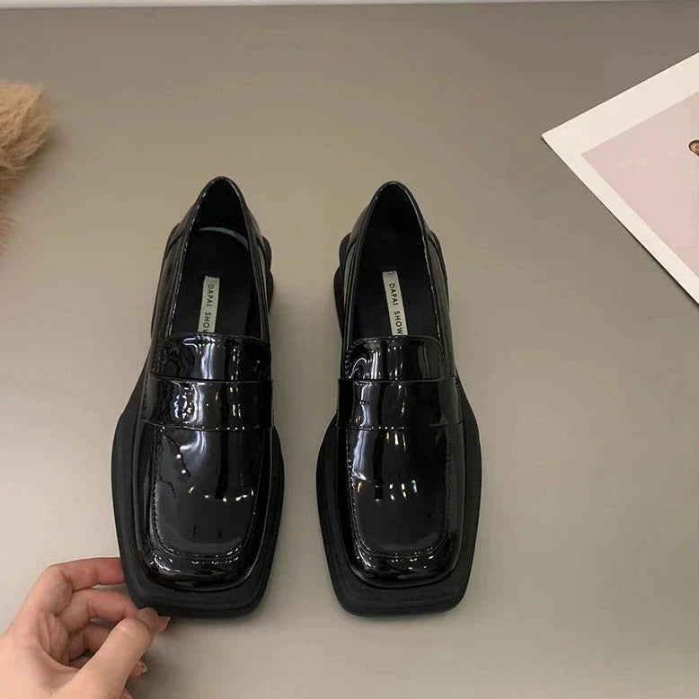 Maija Minimalist Platform Penny Loafers