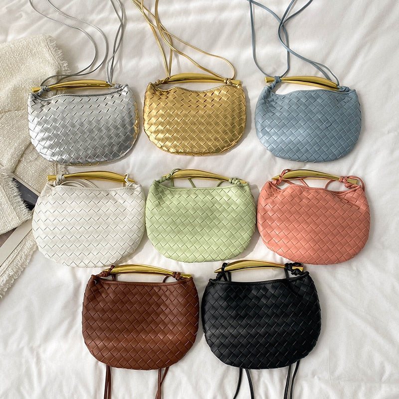 Mairi Woven Golden Bar Mini Tote